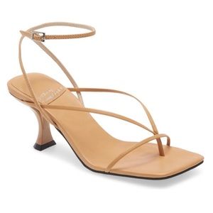 New Jeffrey Campbell Fluxx Heel Sandal in Nude